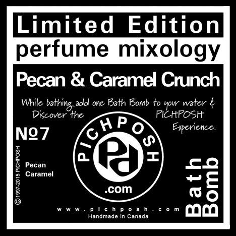 Pecan & Caramel Crunch PICHPOSH Bath Bomb